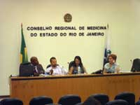 Dr. Kleber e Dra. Lisieux com os palentrantes, Dr. Ricardo Vianna e Dra. Simone Coelho