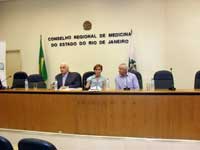 Dr. Kleber e Dra. Lisieux com os palentrantes, Dr. Ricardo Vianna e Dra. Simone Coelho